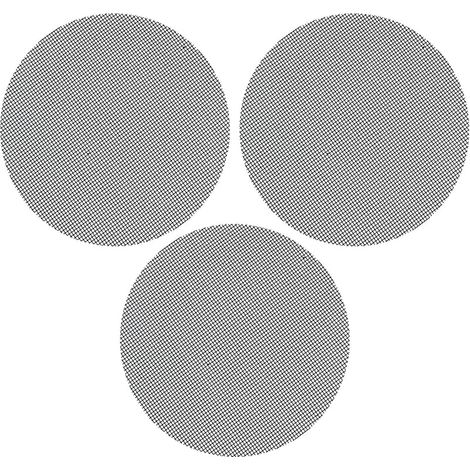 Lot de 3 tapis de cuisson antiadhésifs en téflon pour barbecue à gaz, four électrique à charbon et friteuse à air chaud, 40 cm. (1/5)