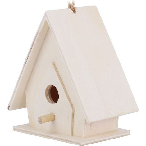 Nichoir en bois, nichoirs d'extérieur suspendus, nids d'oiseaux pour l'extérieur pour Bi (1/5)