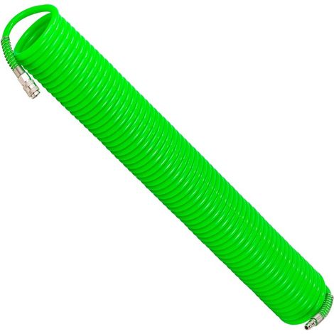 Spiralschlauch mit Schnellkupplungen 12x8mm 20m (1/5)