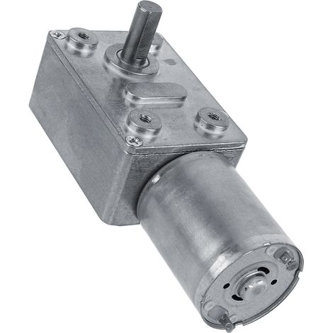 Reversibler Schneckengetriebemotor mit hohem Drehmoment, 12 V Gleichstrom-Untersetzungsmotor (40 U/min) (1/5)