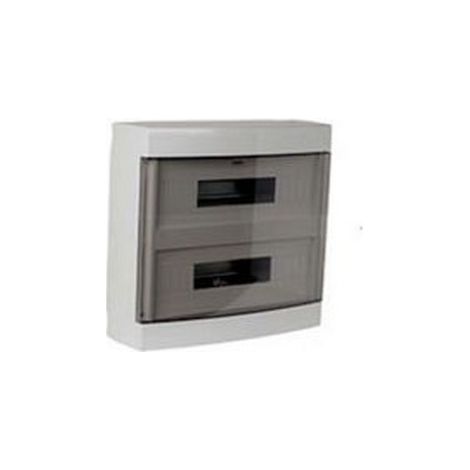 FAEG FG14424 CENTRALINO A PARETE 24 MODULI IP40 COLORE GRIGIO RAL7035 CON SPORTELLO (1/4)
