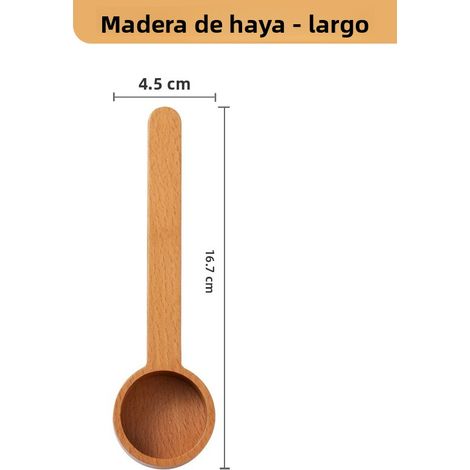 1 Pièce Ensemble de Cuillères à Mesurer en Bois pour la Cuisine, Outils de Mesure pour Sucre, 38.1 cm (1/5)