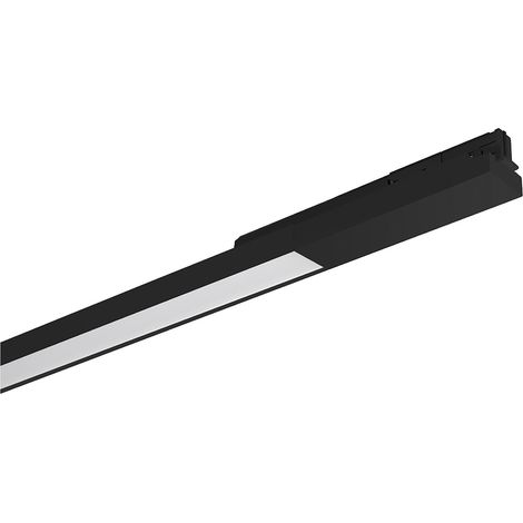 TELCO - Luce Lineare LED 12W Monofase per Binario, Nero, 3000K-4000K CCT Switch, CRI90, IP20 - Rossini Group (1/5)