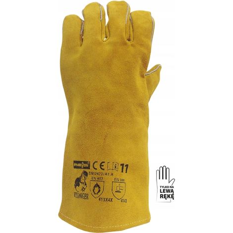 Guantes de soldadura para mano izquierda WELDOGER 11 (1/2)