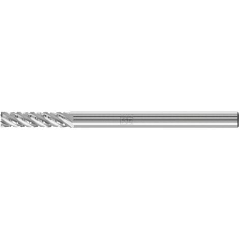 PFERD TOOLS Hartmetall Frässtift Zylinder ZYAS stirnverzahnt 03x13mm Schaft-Ø 3mm TITANIUM für Titan (1/4)