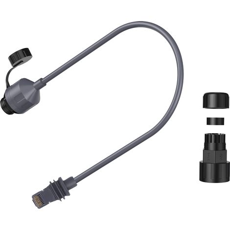 Adaptateur Ethernet Satellite rectangulaire SPX vers RJ45, câble coupleur mâle femelle 24AWG IP68 étanche pour plat haute Performance (1/5)