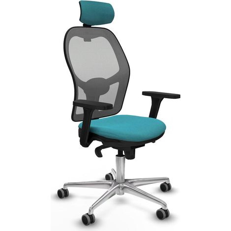 Sedia da ufficio Piqueras y Crespo Jorquera turchese comoda