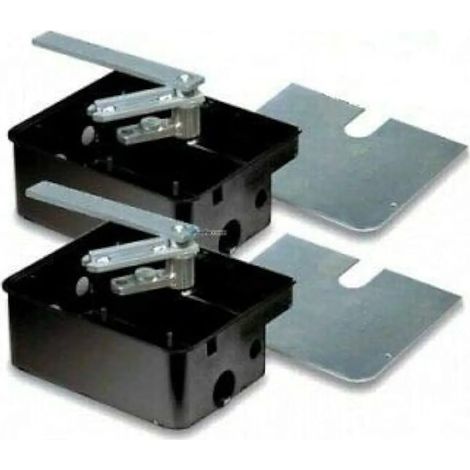 CAME 001U1985 KIT 2PZ Casse di fondazione cancello interrato cataforesi FROG-CFN