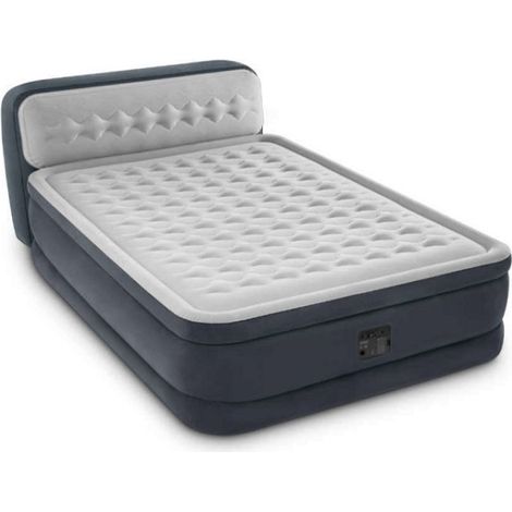 Matelas gonflable Intex Ultra Plush Headboard électrique - 2 places