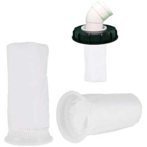 2 pcs Filtre de Rechange IBC 10.5 x 20.5 cm Filtre à Eau de Pluie Filtres IBC Filtre de Rechange IBC Lavable, Filtre IBC pour Réservoir d'eau de Pluie IBC Cartouche filtrante-Chrom (1/5)