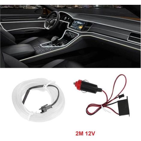 (Blanc)Bande Lumineuse - LED - 2M - Blanc - Intérieur - Flexible (1/4)