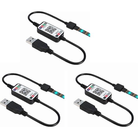 3 x Wireless Bluetooth LED Dimmer télécommande contrôleur DC5 24V Phone APP Connection contrôle pour RGB lampe Strip (1/5)