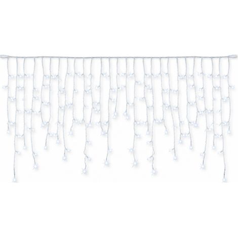 Guirlande LED Rideau Solaire Blanche Extérieur, 162 LED, Décoration Jardin et Fêtes (1/5)