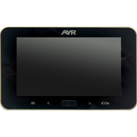 Judas numérique vidéo FULL HD – Écran 4,5 pouces – Caméra 1080P avec vision nocturne – Compatible portes 32-104 mm – AYR