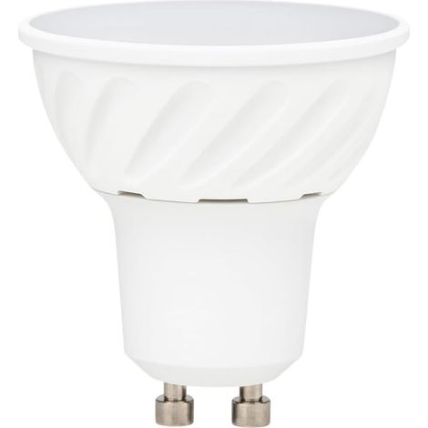 WEBMATEL Bombilla LED GU10 8W Dicroica Aluminio Fundido 6400K Luz Fría 800lm 230V Sustituye 75W Halógena Bajo Consumo 30000H (1/4)