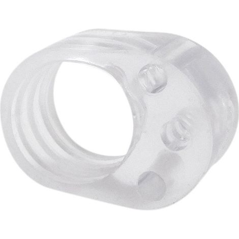 Butée de porte TP16, amortisseur en PVC transparent 30 x 22 x 13 mm