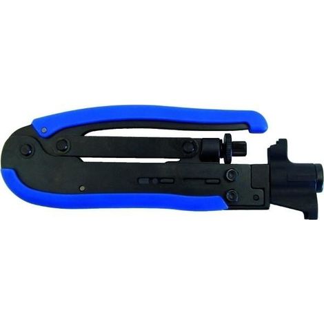 Pince à Compression Professionnelle - MEGASAT - RG59 RG6 RG11 - Connectique F - Câbles Coaxiaux
