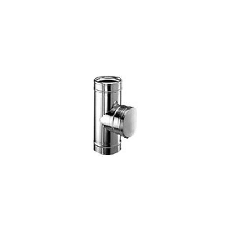 Raccordement plâtre ICS pour combustible solide, 130 mm
