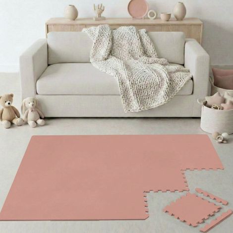 18 Teile Spielmatte Baby Puzzlematte 30x30 Krabbelmatte Bodenmatte Kinderzimmer