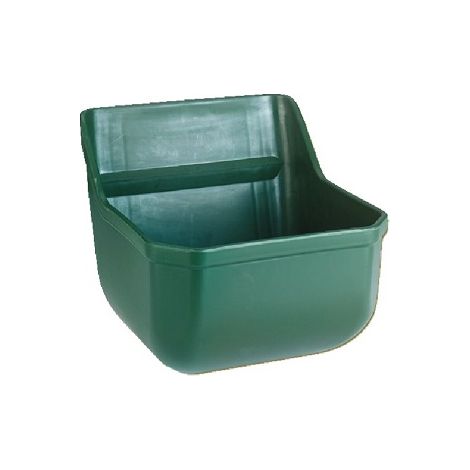 Alimentatore Kerbl per alimentazione concentrata in PVC, plastica inarrestabile, con tappo di svuotamento, 33 x 33,5 x 28 cm, capacitМК 9 l