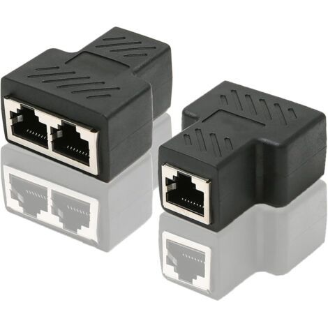 Répartiteur de Tuyau de 2 Voies, Tuyau d'arrosage d'irrigation de Goutte de Connecteur de Tuyau avec Vanne en Y Adaptateur de Robinet Poignée (1/5)