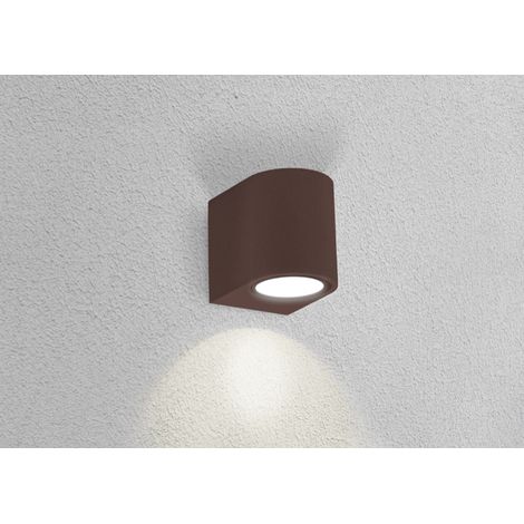 Applique LED serie AXO attacco GU10 IP54 RAL 8028 Century AXO-1GU10C