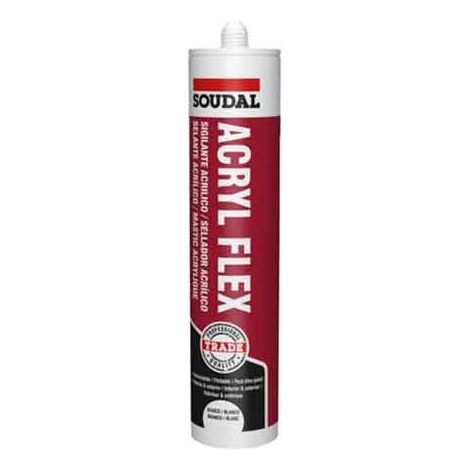 SIGILLANTE ACRILICO ELASTICO 'ACRYL FLEX' SOUDAL 300 ml - Bianco - SOUDAL