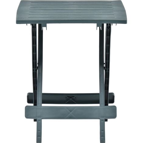 Maison Exclusive - Tavolo da Giardino Pieghevole Verde 45x43x50 cm in Plastica