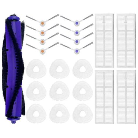 BARKBUSTERS Pour balai serpillère Freo Versatile Self Mop J3 : rouleau, brosses latérales en V, chiffons, filtre HEPA, pièce de rechange (1/5)