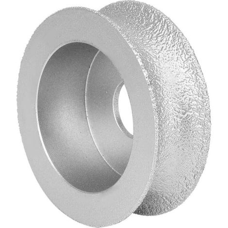 Meule Diamantée, Meule en Pierre Meule Diamantée Brasée Meule Abrasive Concave Meule Poncage pour Verre Céramique Pierre Carbure Béton Marbre Granit Brique Maçonnerie (1/5)