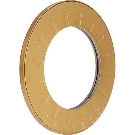 Gabarit de peinture en acier inoxydable, outil de dessin circulaire de 12,5 cm, outil de mesure rond flexible (1/5)