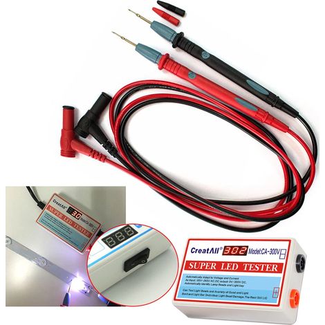 18W 0-300V Tragbarer Ausgang für TV Repair LED Anwendung Backlight Tester Meter