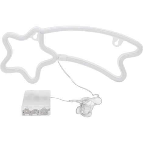 Enseigne lumineuse LED Meteor Neon, lampe décorative chaude pour chambre enfants, salon, chambre à coucher (1/5)