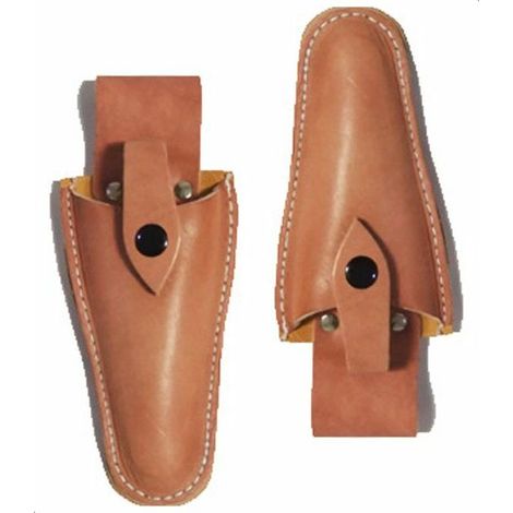 2 stücke Leder Gartenschere Fall Reinem Leder Garten Gartenschere Holster