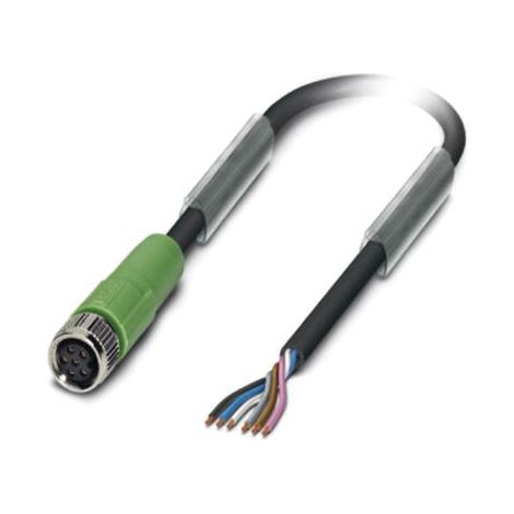 Câble d'actionneur Phoenix Contact 6 conducteurs , M8 Femelle, 1.5m ( Prix pour 1 )