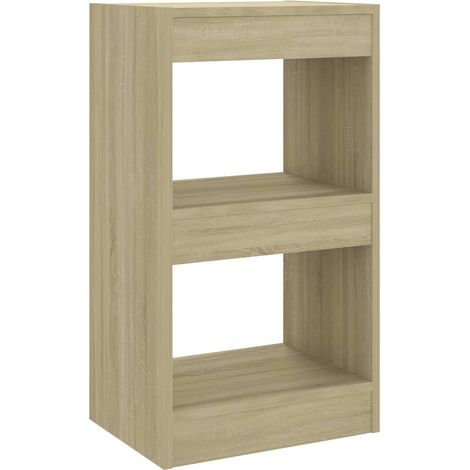 Maison Exclusive - Bücherregal/Raumteiler Sonoma-Eiche 40x30x72 c (1/5)