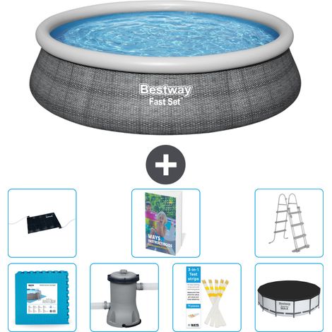 Bestway Piscina Bestway Fast Set Redonda - 457x107 cm - 8-piezas S447 (1/5)