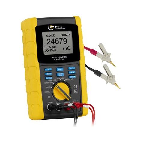 Óhmetro PCE-Instruments pce-mo 2005 6 rangos 10 A máx