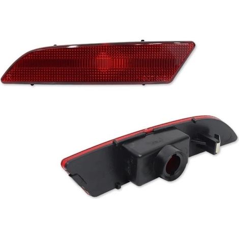 LED Voiture Feu Arrière Côté Coques Boîtier Position Latéral Pare-chocs Avant Arrière Voiture Pour Chrysler Pour Crossfire 2004-2008 Clignotant Sans Ampoule(2PC Rear Red Lens) (1/5)