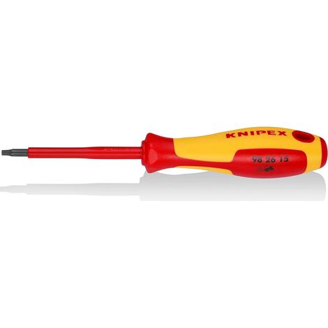 Tournevis pour vis Torx poignée isolante bi-matière, 98 26 15 (1/2)