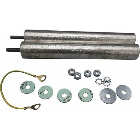 Anode avec câble de masse + garniture - DE DIETRICH CHAPPEE : S504018