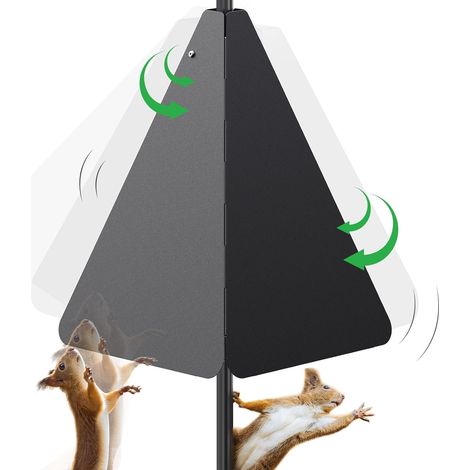 Squirrel Baffle - Adjustable Pole Mount - Slippery Anti-Climb Design - For Bird Feeders - Outdoor Use - 1 Piece (1/5)