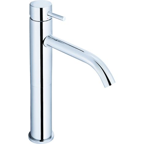 Ideal Standard - Mitigeur lavabo réhaussé monotrou MARA bec fixe sans tirette ni vidage chromé - A9009AA (1/2)