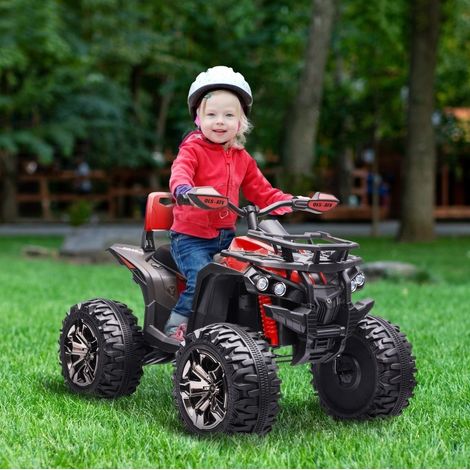 Elektrisches Kinder-Quad 3-8 km/h mit LED, USB/TF, Rot HAVRYA (1/4)
