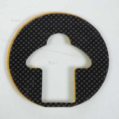 selbstklebender tankdeckelschutz im carbonlook für motorräder