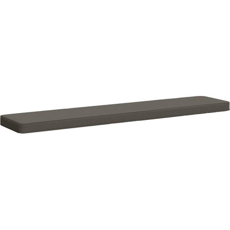 Coussin de banc 1 pièce VUGHT 100 % polyester Gris vidaXL