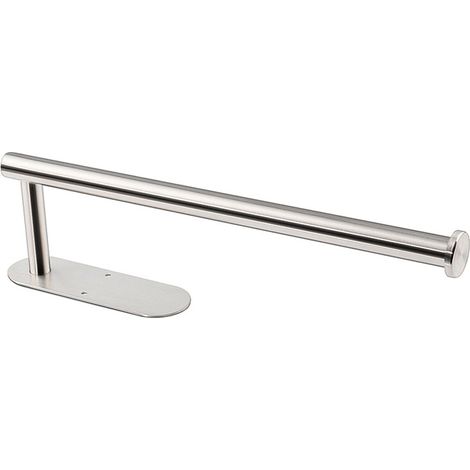 1 Porte-rouleau essuie-tout mural, acier inoxydable, sans perforation, pour cuisine et salle de bain (1/5)