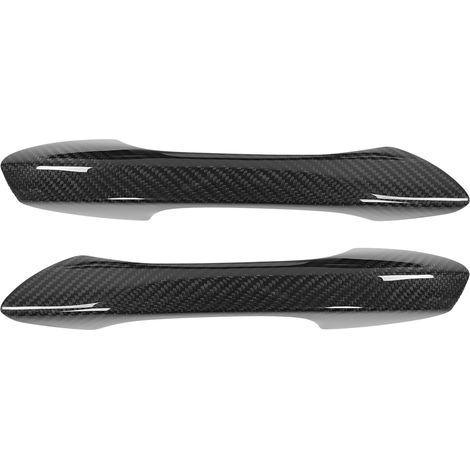 SJLERST Couvercle de poignée de porte extérieure, garniture décorative en Fiber de carbone adaptée à la Porsche 718/Boxster/Cayman 2016 – 2021, 2 pièces (1/5)