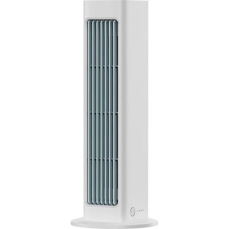 Kleine, tragbare Klimaanlage, persönlicher Ventilator mit Fernbedienung, 4000-mAh-Akku, Wand- und Tischmontage möglich, leiser Tischventilator, persönlich (1/5)