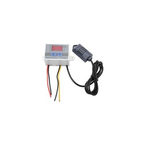 Sensor higrostato de humedad XHW3005, controlador de interruptor higrómetro digital de 0 a 99% R(12V) (1/4)